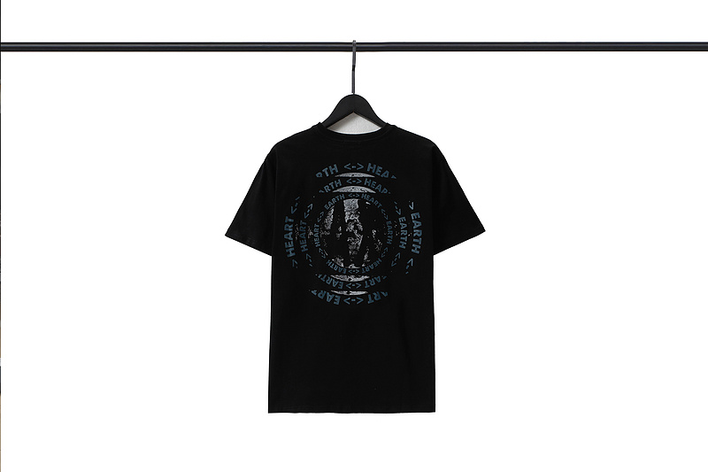 Футболка Emporio Armani With The Inscription In A Circle "Black" фото № 2