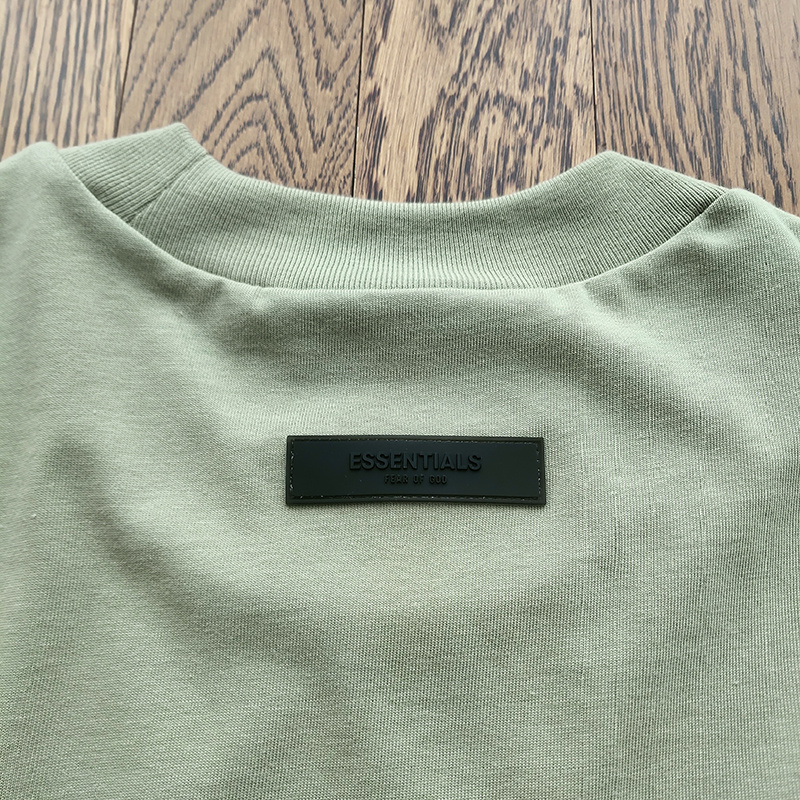 Футболка Fear Of God Cotton With The Letter E "Mint" фото № 8