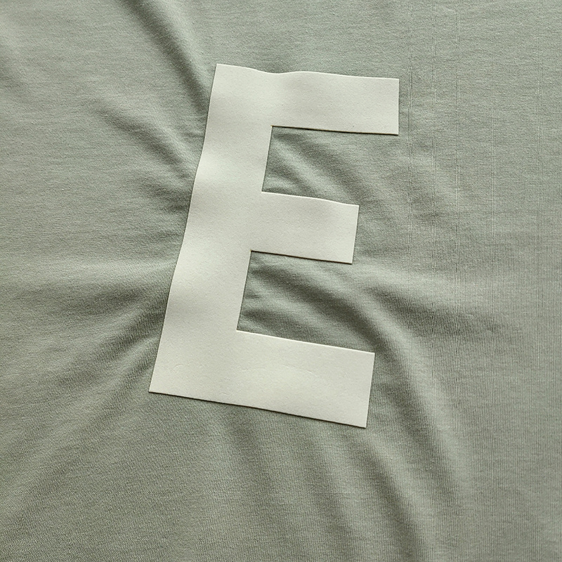 Футболка Fear Of God Cotton With The Letter E "Mint" фото № 5
