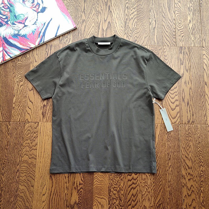 Футболка Fear Of God In Text Style "Black" фото № 4