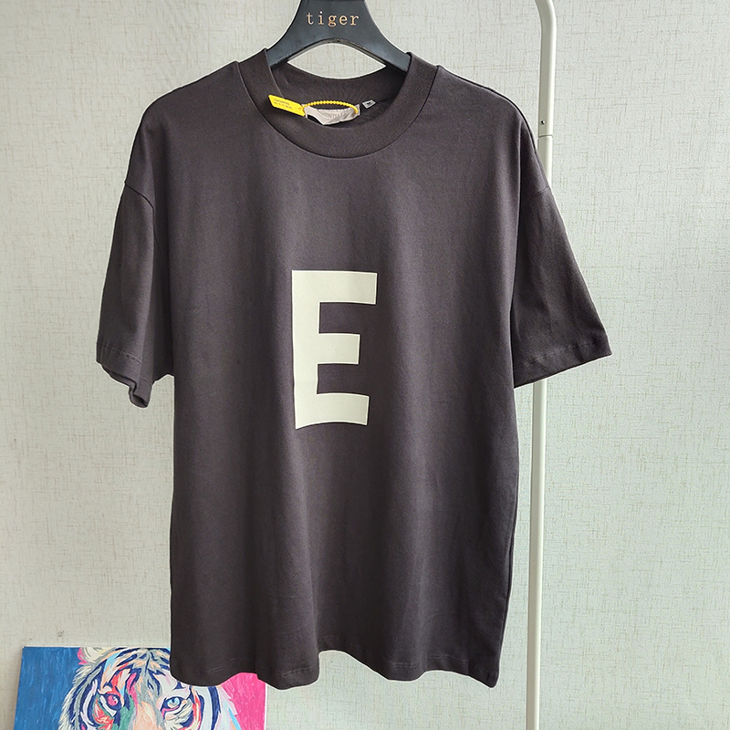 Футболка Fear Of God Letter E "Brown" фото № 4