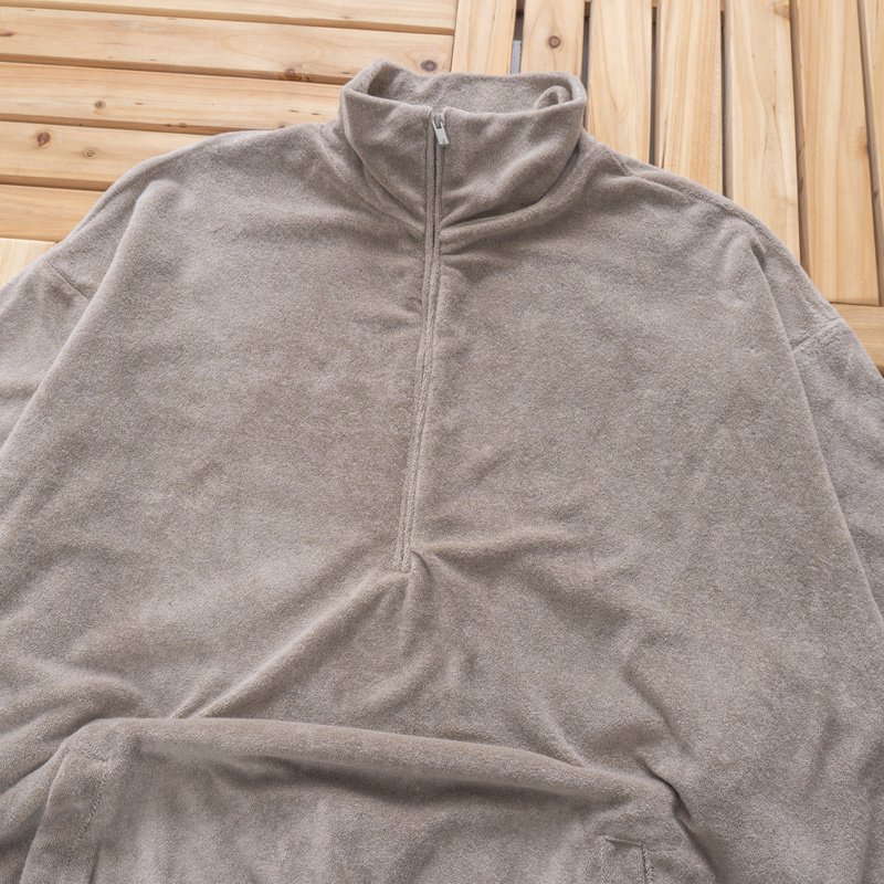 Футболка Fear of God Plain With Zipper "Gray" фото № 2