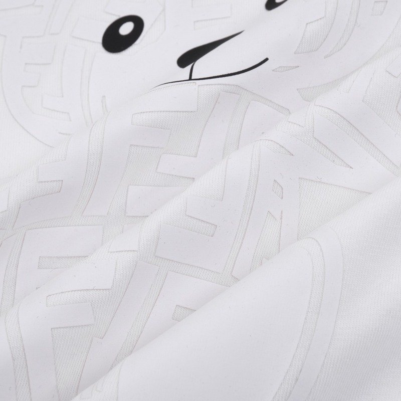 Футболка Fendi Bear Hugs "White" фото № 4