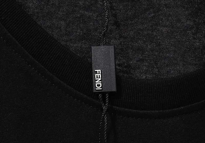 Футболка Fendi Plain "Black" фото № 3