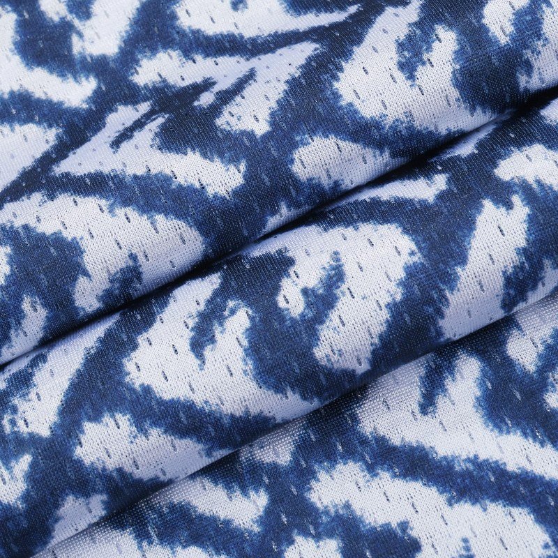 Футболка Fendi Cotton Monotonous Print "White/Blue" фото № 3