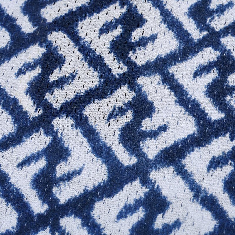 Футболка Fendi Cotton Monotonous Print "White/Blue" фото № 5