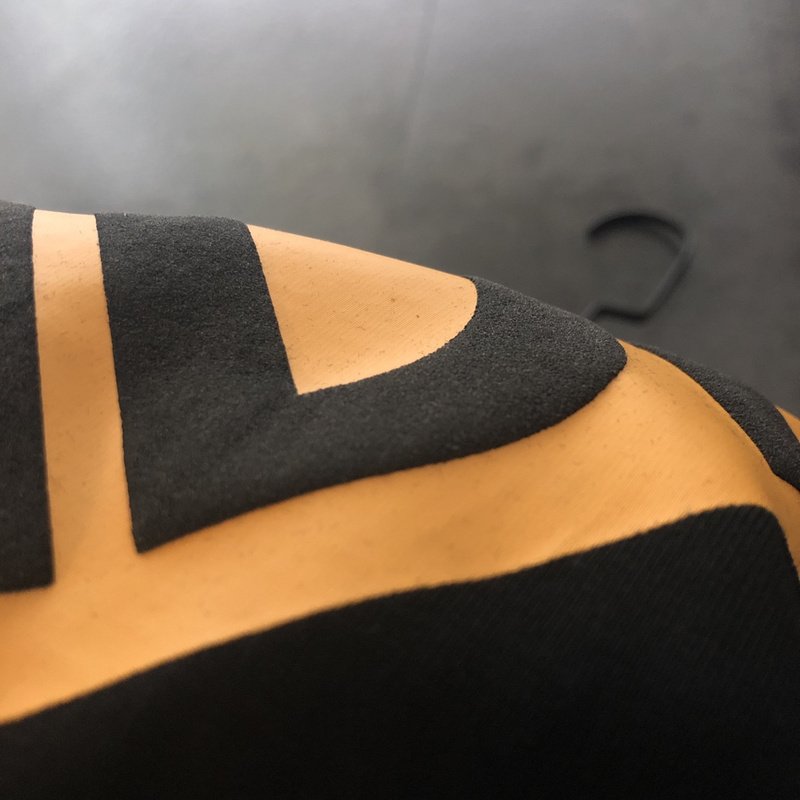 Футболка Fendi With Big Yellow Logo "Black" фото № 5