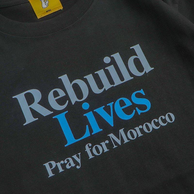 Футболка FR2 Front Inscription Rebuild Lives "Black" фото № 3