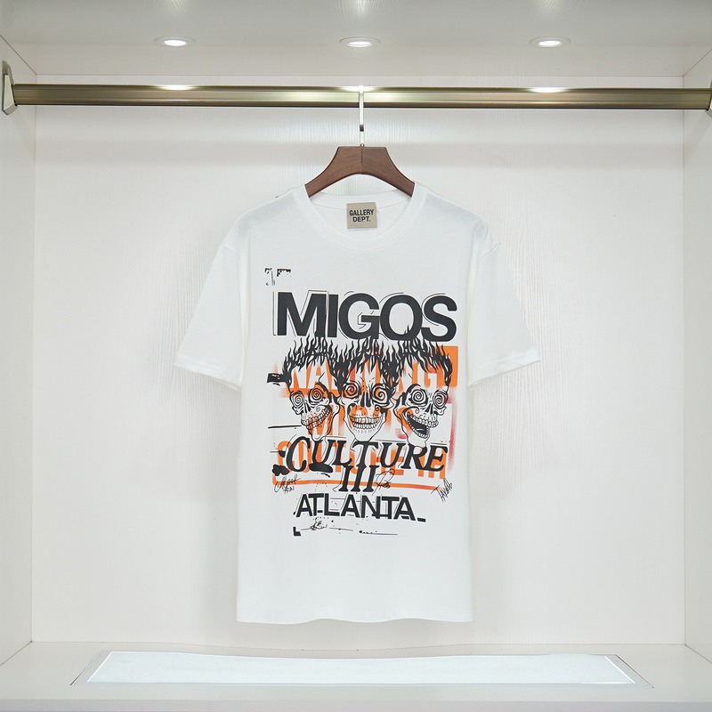 Футболка Gallery Dept Migos "White" фото № 5