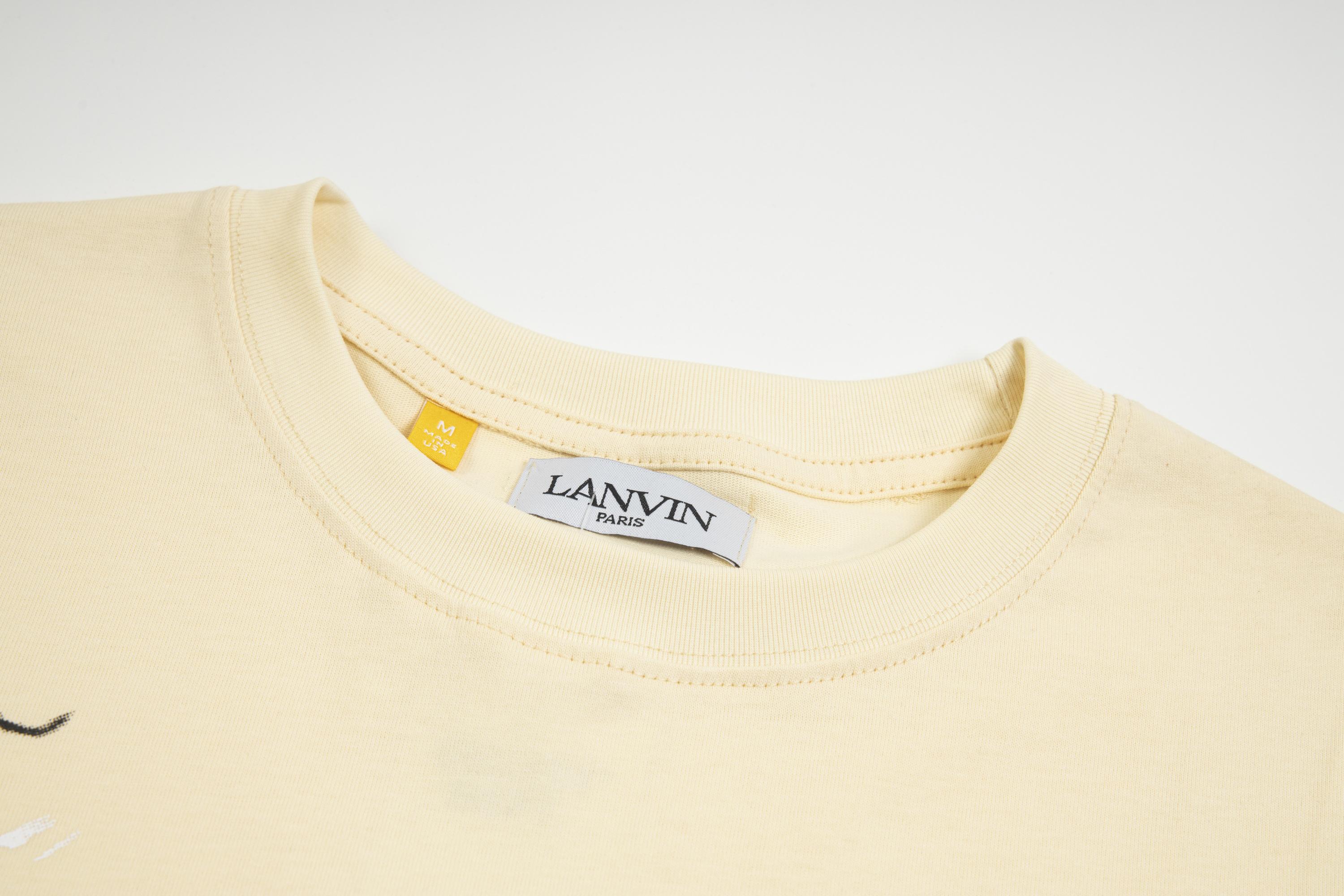 Футболка Gallery Dept Lanvin Paris "Beige" фото № 4