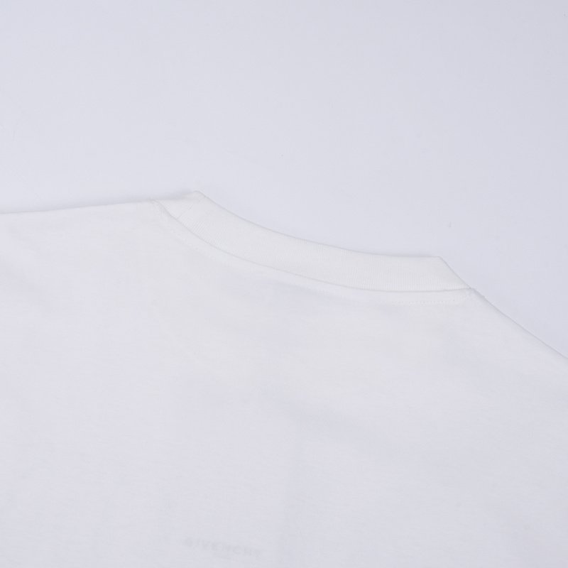 Футболка Givenchy With Bright Brand Logo - Cotton "White" фото № 2