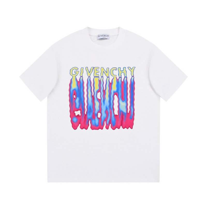 Футболка Givenchy With Bright Brand Logo - Cotton "White" фото № 9