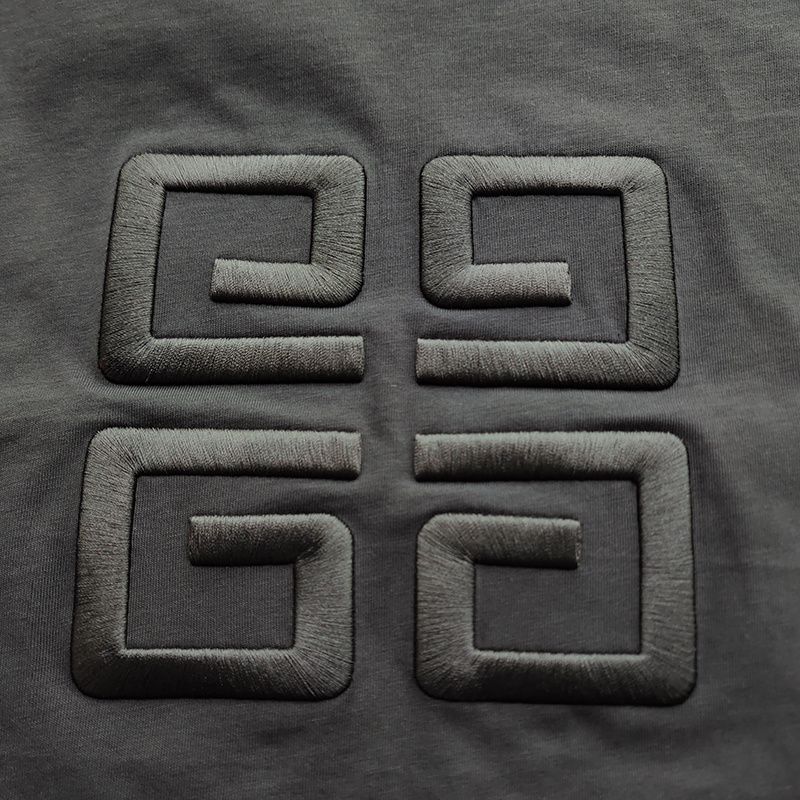 Футболка Givenchy Monochrome Text "Gray" фото № 2