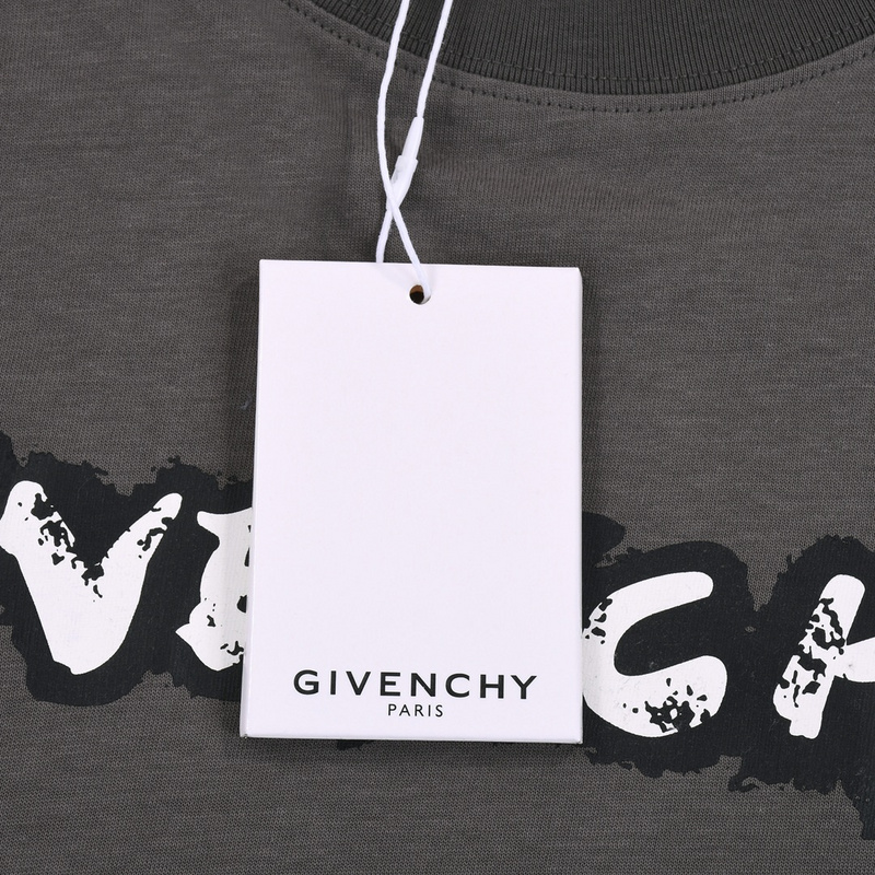 Футболка Givenchy With Decorative Logo "Gray" фото № 2