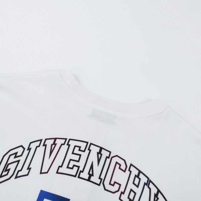 Футболка Givenchy With Gradient Logo "White" фото № 5