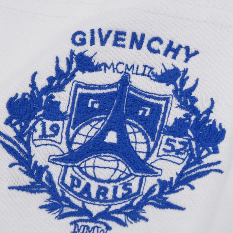 Футболка Givenchy Emblem Logo "White" фото № 4