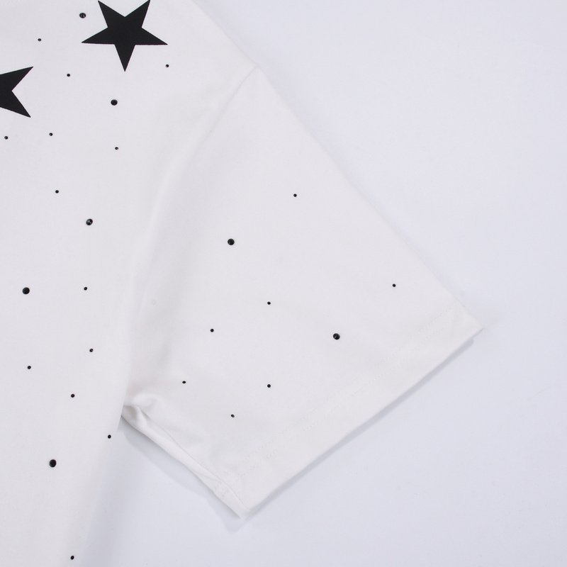 Футболка Givenchy Stars And Rhinestones Print "White" фото № 7