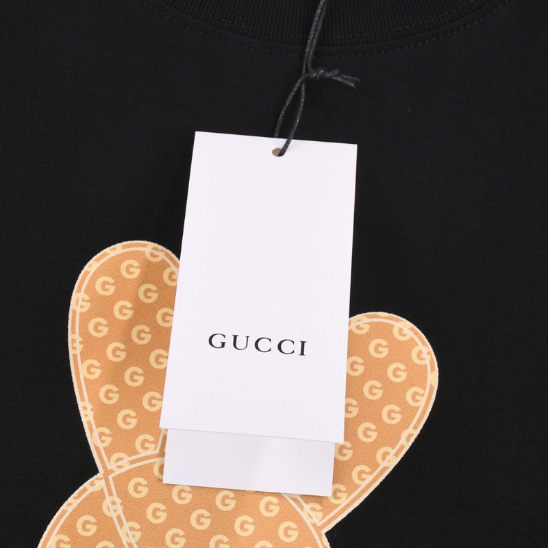 Футболка Gucci With A Cute Toy Print "Black" фото № 3
