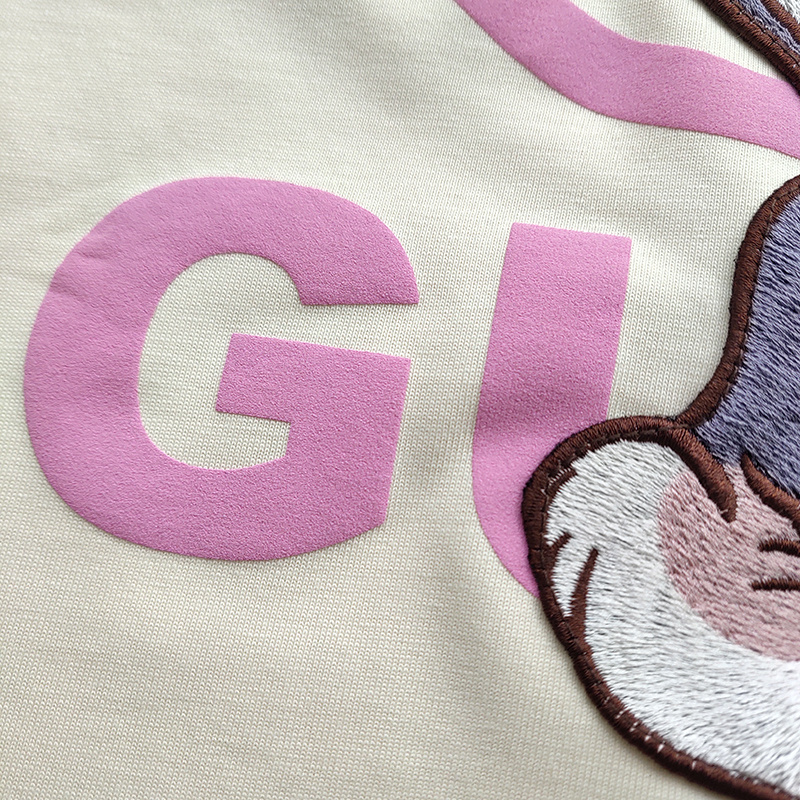 Футболка Gucci With Bunny Girl Print "White" фото № 4