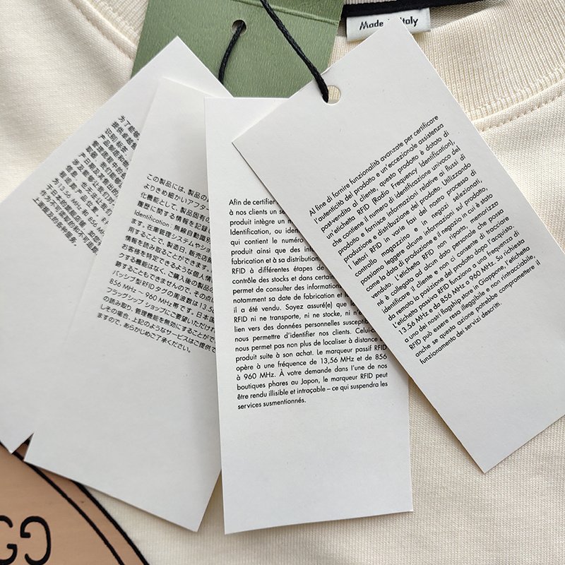 Футболка Gucci With Print "White" фото № 3