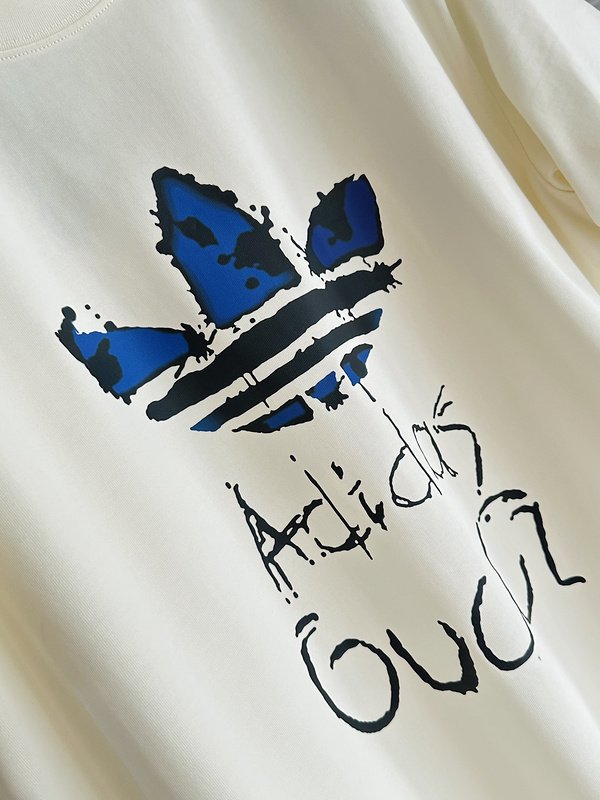 Футболка Gucci X Adidas Stained "White" фото № 3