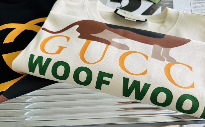 Футболка Gucci The Barking Dog "Cream" фото № 4