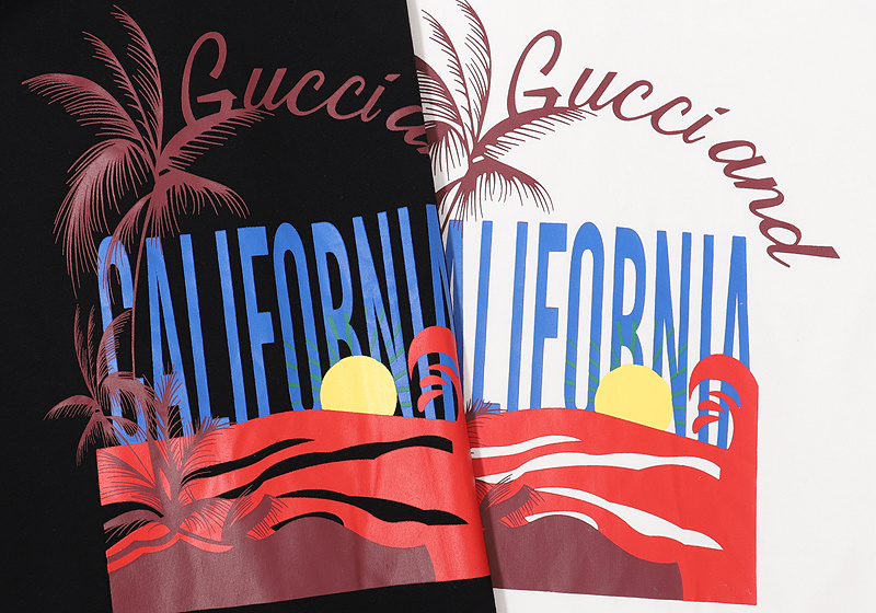 Футболка Gucci Red Sands Of California "Black" фото № 2