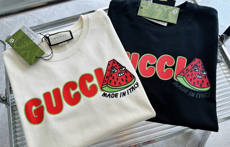 Футболка Gucci Piece Of Watermelon "Cream" фото № 5
