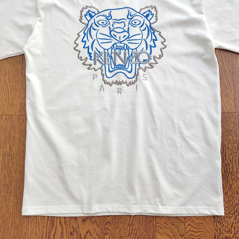 Футболка Kenzo Large Logo With The Inscription "White" фото № 4