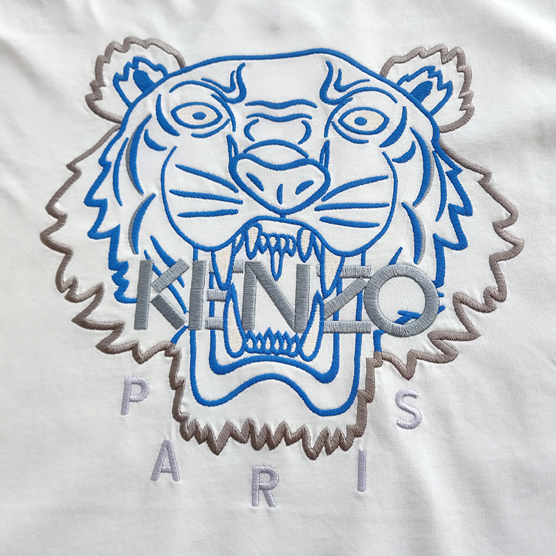 Футболка Kenzo Large Logo With The Inscription "White" фото № 8