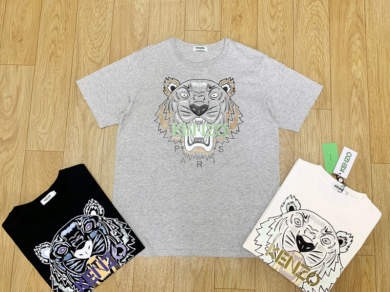 Футболка Kenzo Animal Roar "Gray" фото № 2