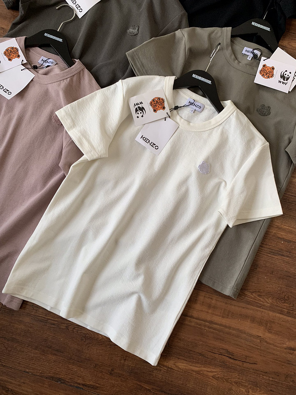 Футболка Kenzo Little Tiger Emblem "White" фото № 3