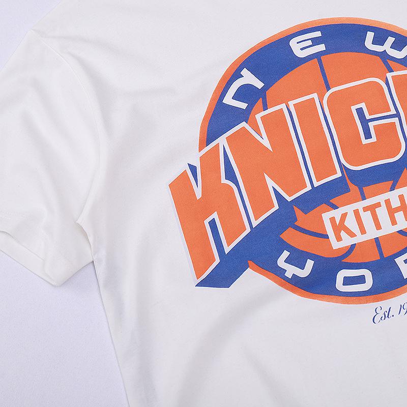 Футболка Kith New York Knicks Big "White" фото № 5