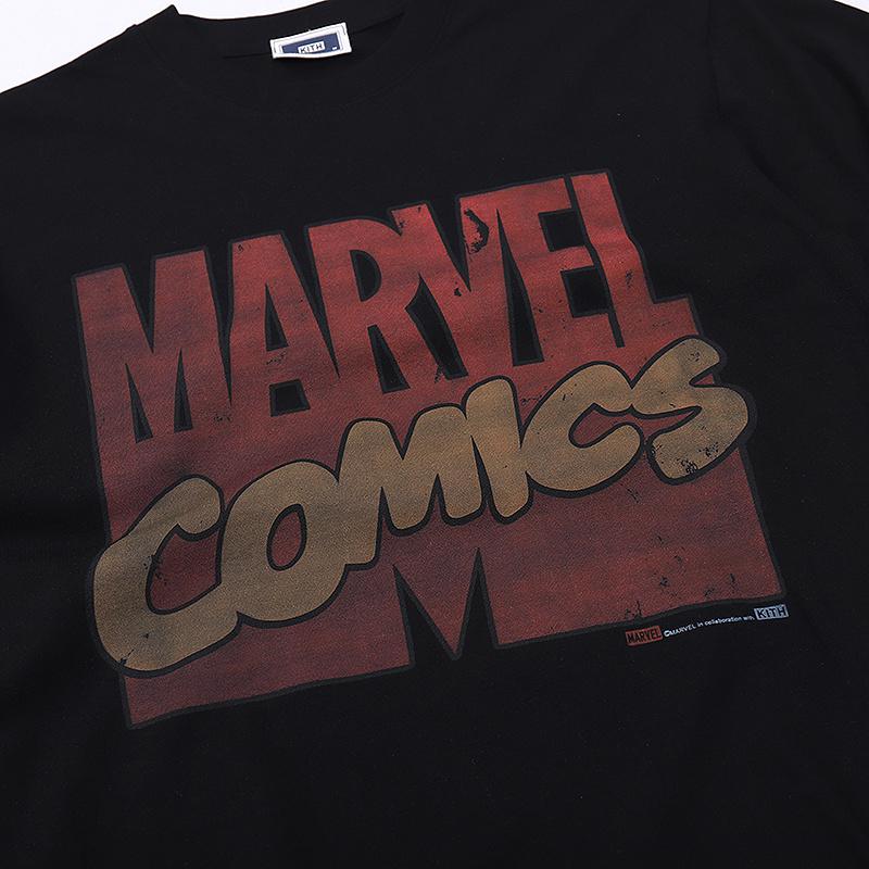 Футболка Kith Marvel Comics "Black" фото № 4