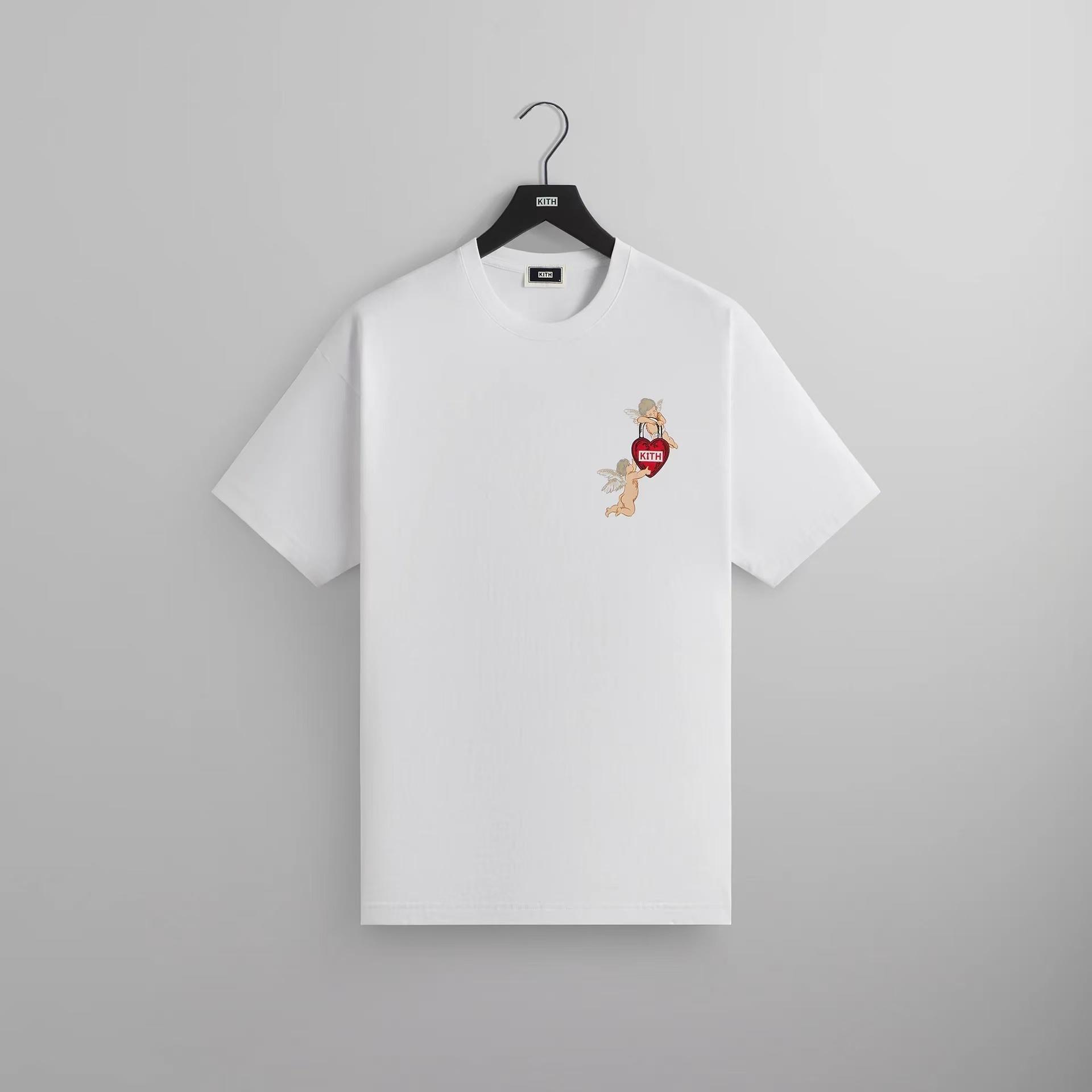 Футболка Kith Angels Heart "White" фото № 2