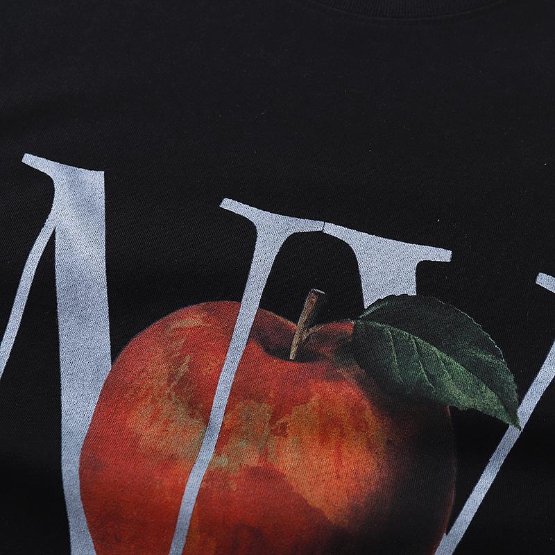 Футболка Kith NY Apple to the World "Black" фото № 6