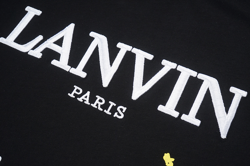 Футболка Lanvin X Gallery Dept Logo "Black" фото № 2