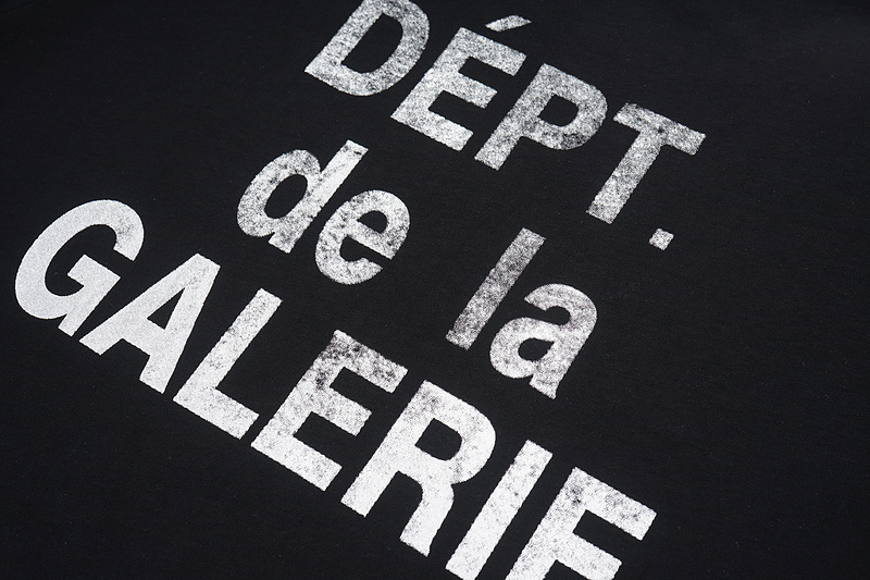 Футболка Lanvin X Gallery Dept Logo "Black" фото № 8