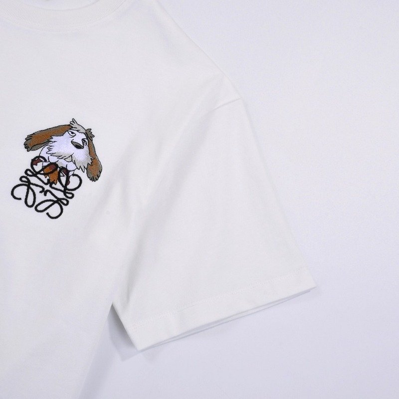 Футболка Loewe The Logo And The Old Dog "White" фото № 5
