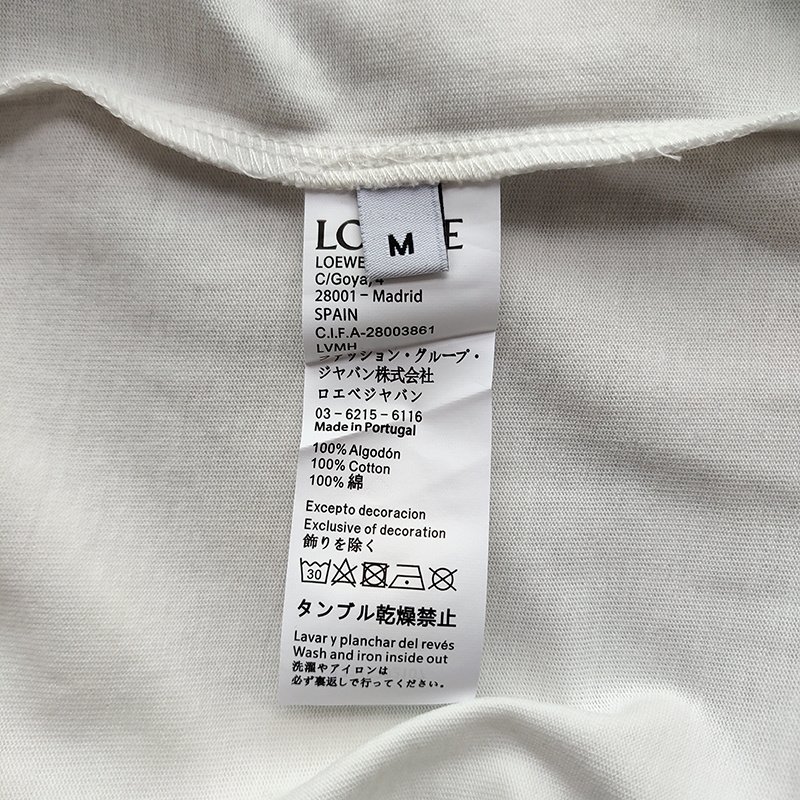 Футболка Loewe Soft Heart Logo "White" фото № 2