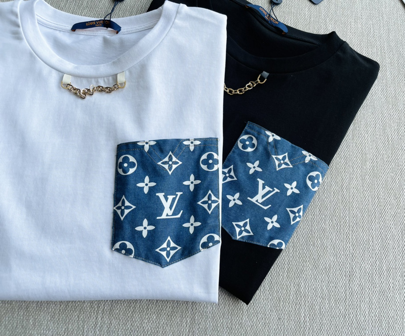 Футболка Loius Vuitton Pocket "White" фото № 6