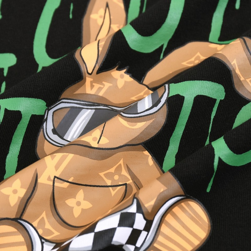 Футболка Louis Vuitton Brutal Rabbit "Black" фото № 5