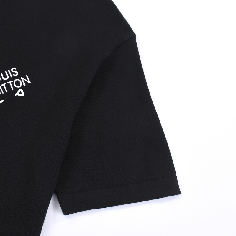 Футболка Louis Vuitton With A Brooch "Black" фото № 5