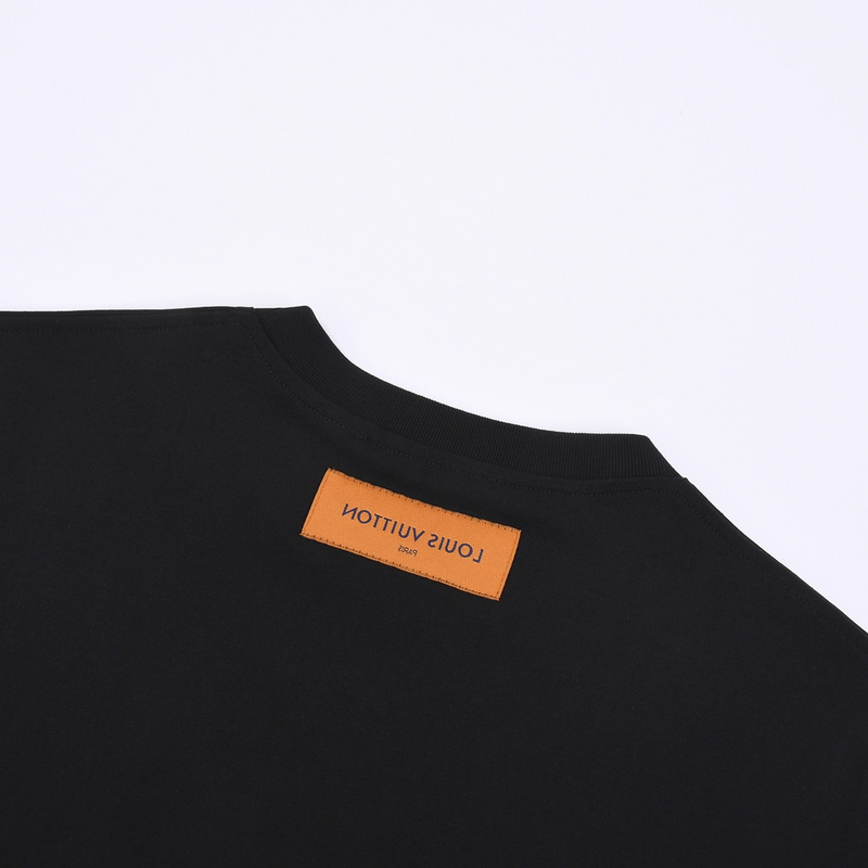 Футболка Louis Vuitton Green Airplane And Logo "Black" фото № 2