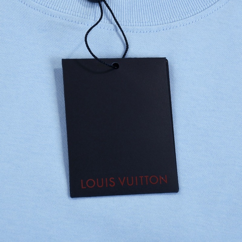 Футболка Louis Vuitton Doberman Drawing "Blue" фото № 3