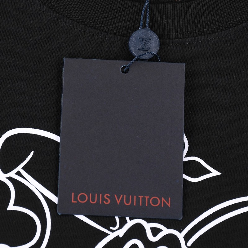 Футболка Louis Vuitton Hare With Emblems "Black" фото № 5
