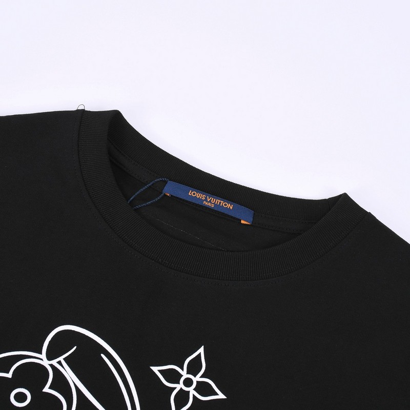 Футболка Louis Vuitton Hare With Emblems "Black" фото № 4