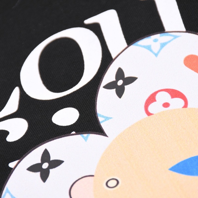 Футболка Louis Vuitton With An Elegant Logo And Brand Emblems "Black" фото № 5