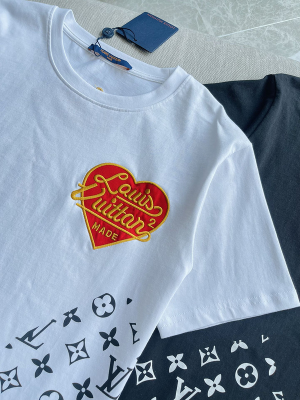 Футболка Louis Vuitton Jacquard Heart "White" фото № 9