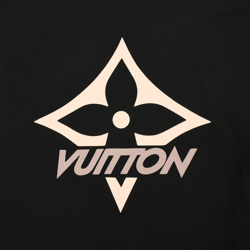 Футболка Louis Vuitton With Print On The Sleeves "Black" фото № 6